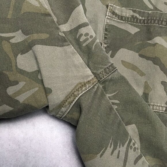 Wrangler Mens Camo Cargo Shorts size 40 - 42 Green Cotton Stretch Camouflage - Picture 11 of 13